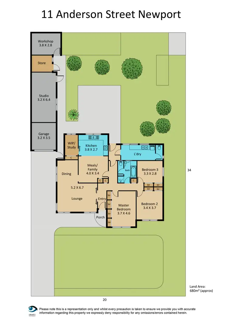 Floorplan of Homely house listing, 11 Anderson Street, Newport VIC 3015
