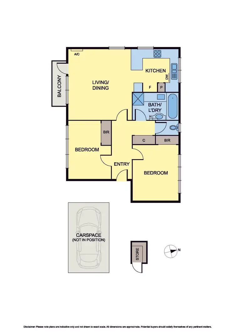 Floorplan of Homely apartment listing, 5/297 Orrong Road, St Kilda East VIC 3183
