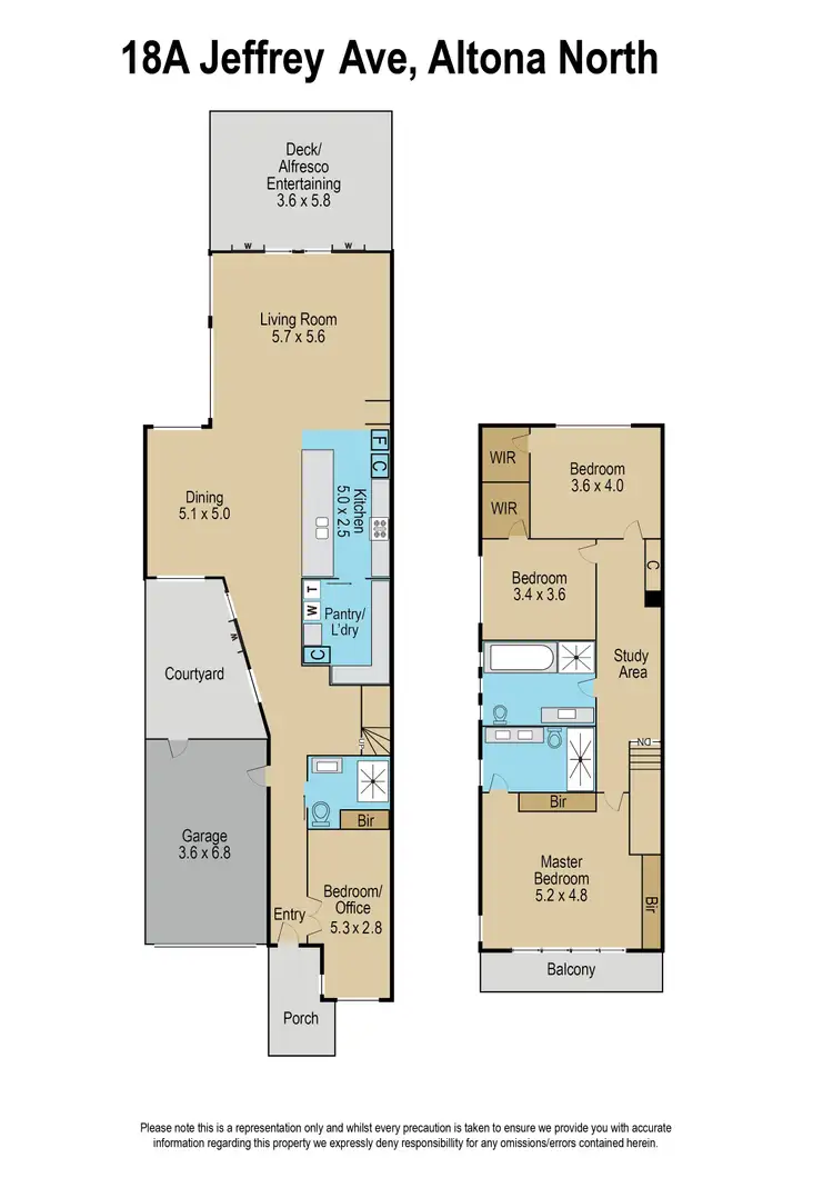 Floorplan of Homely house listing, 18A Jeffrey Avenue, Altona North VIC 3025