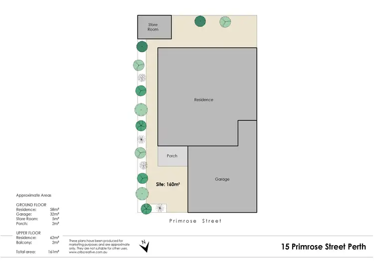 Floorplan of Homely house listing, 15 Primrose Street, Perth WA 6000