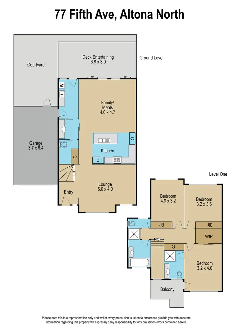 Floorplan of Homely house listing, 77 Fifth Avenue, Altona North VIC 3025