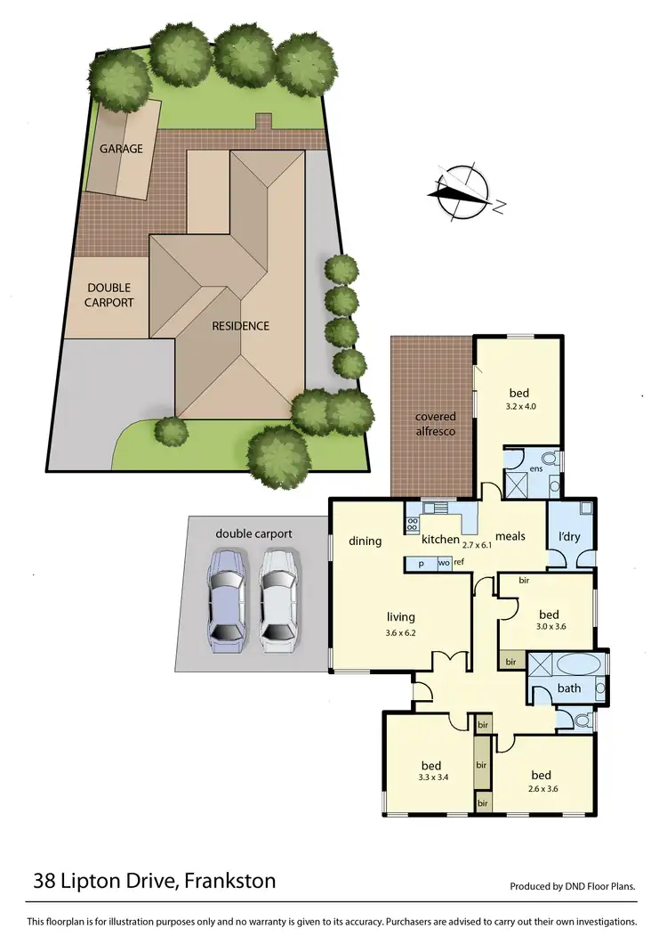 Floorplan of Homely house listing, 38 Lipton Drive, Frankston VIC 3199