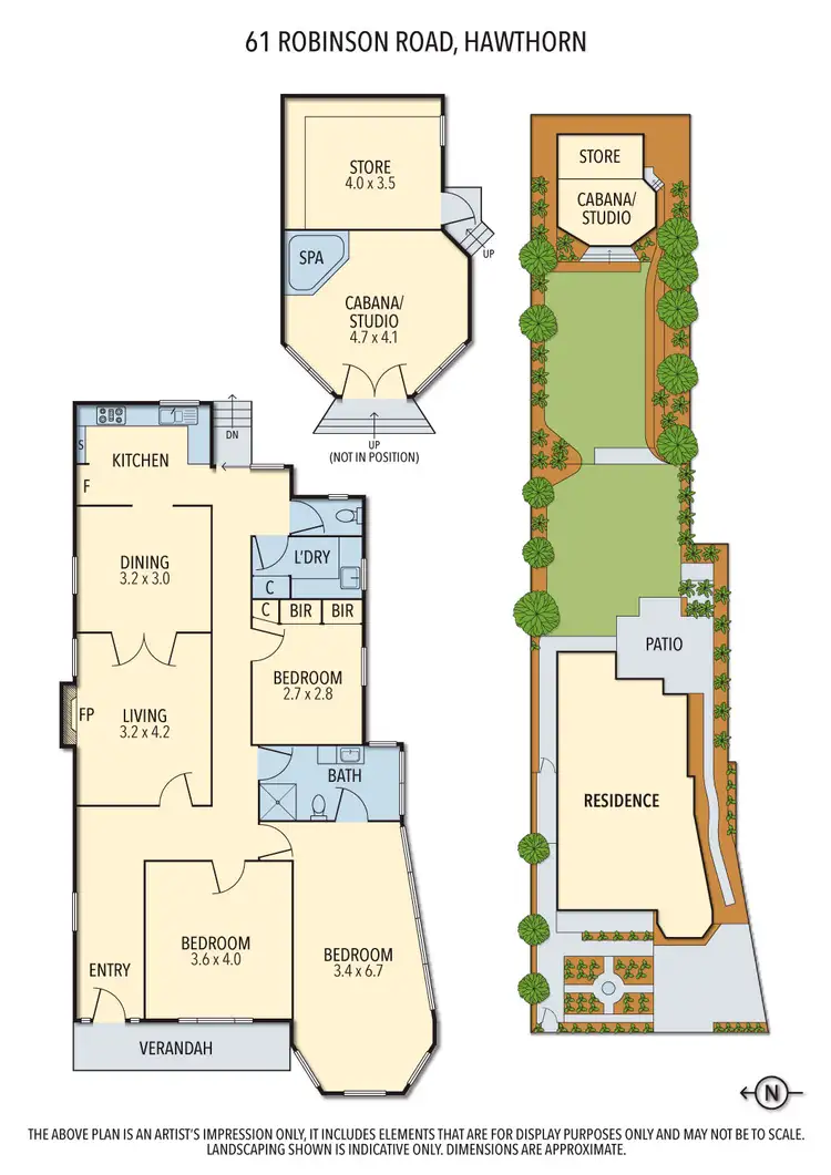 Floorplan of Homely house listing, 61 Robinson Road, Hawthorn VIC 3122
