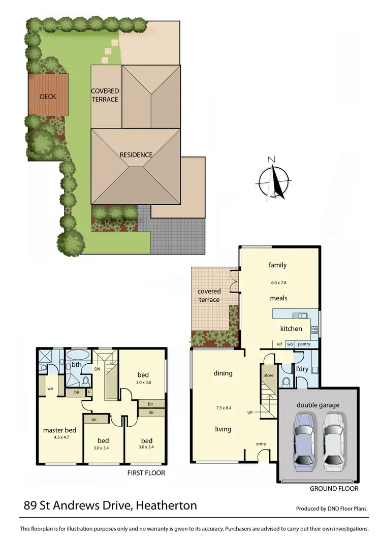 Floorplan of Homely house listing, 89 St Andrews Drive, Heatherton VIC 3202
