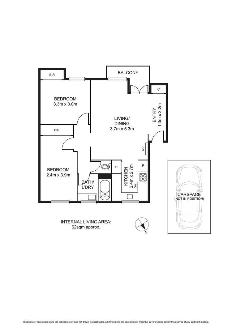 Floorplan of Homely apartment listing, 8/158 Bridge Street, Port Melbourne VIC 3207
