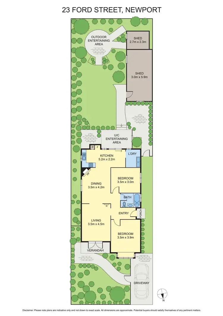 Floorplan of Homely house listing, 23 Ford Street, Newport VIC 3015