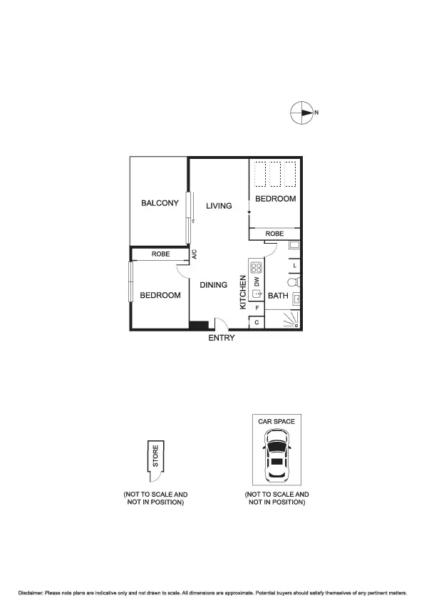 Floorplan of Homely apartment listing, 201/27 The Avenue, Prahran VIC 3181