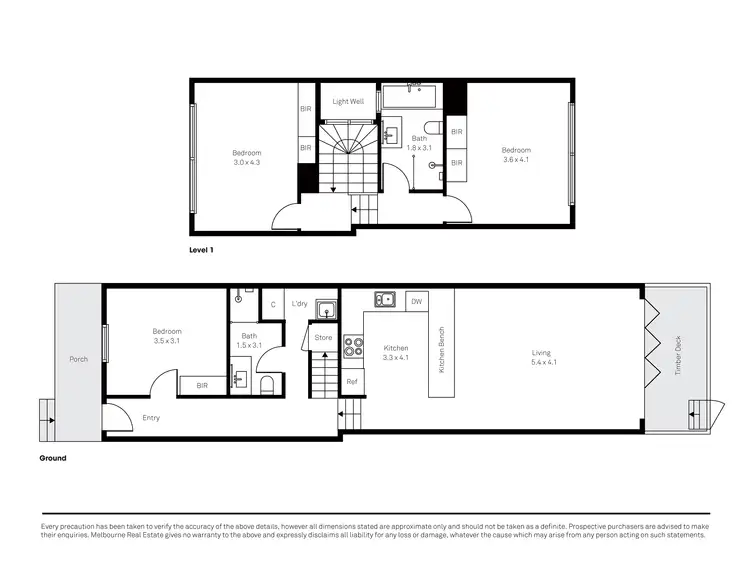 Floorplan of Homely house listing, 17 Grosvenor St, South Yarra VIC 3141