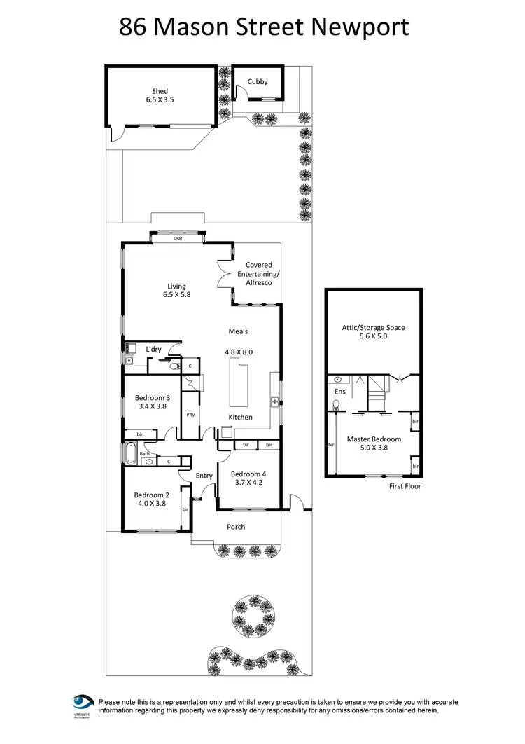 Floorplan of Homely house listing, 86 Mason Street, Newport VIC 3015