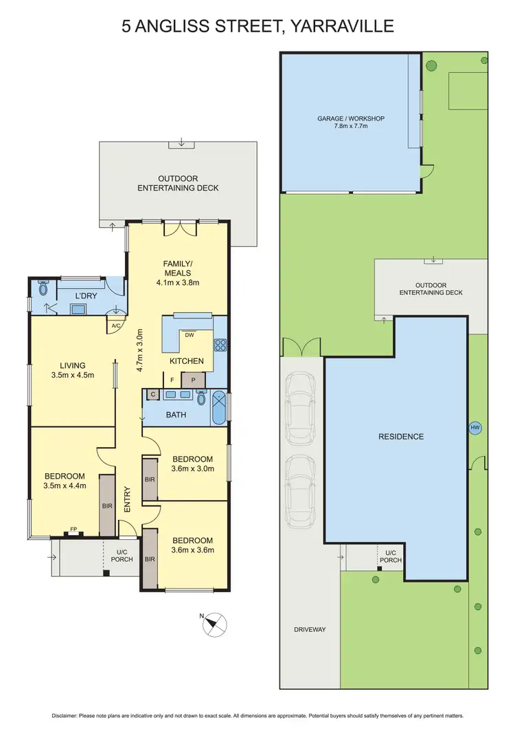 Floorplan of Homely house listing, 5 Angliss Street, Yarraville VIC 3013