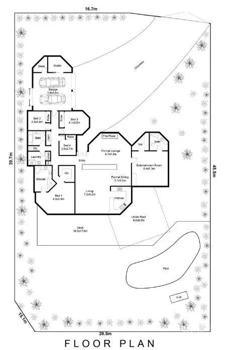 Floorplan of Homely house listing, 17 Alfriston Drive, Buderim QLD 4556