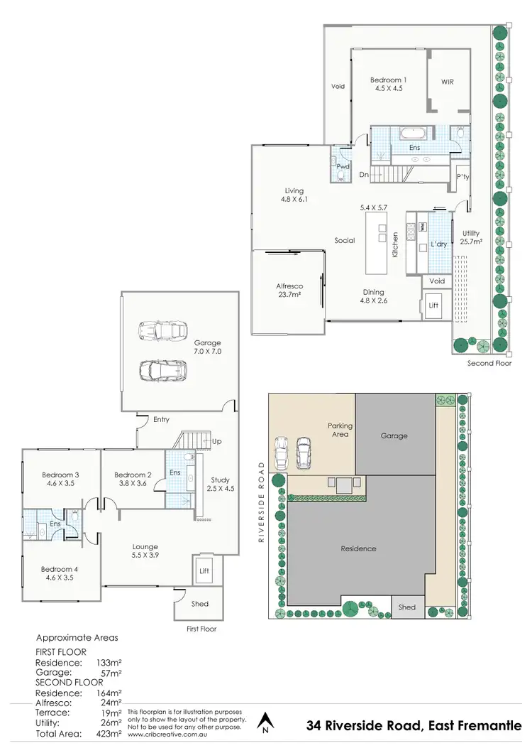 Floorplan of Homely house listing, 34 Riverside Road, East Fremantle WA 6158