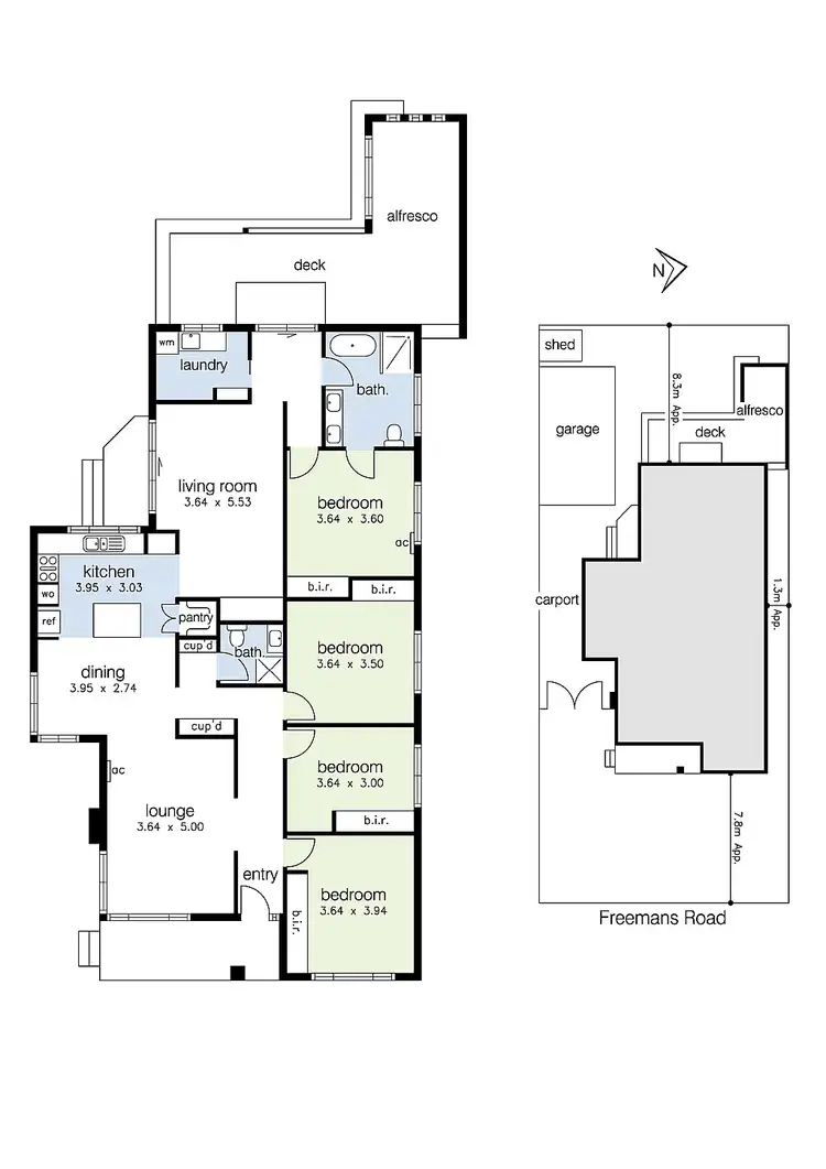 Floorplan of Homely house listing, 45 Freemans Road, Altona North VIC 3025