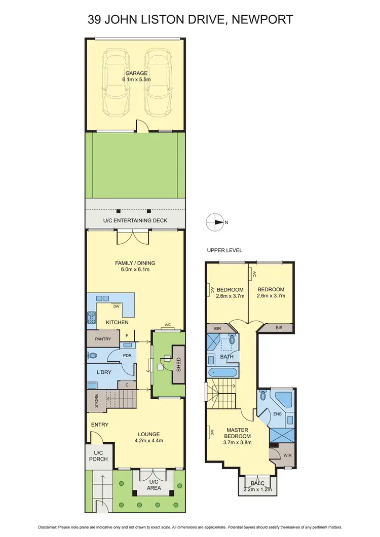 Floorplan of Homely house listing, 39 John Liston Drive, Newport VIC 3015