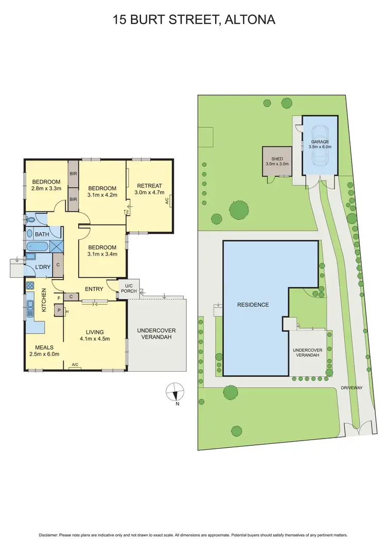Floorplan of Homely house listing, 15 Burt Street, Altona VIC 3018