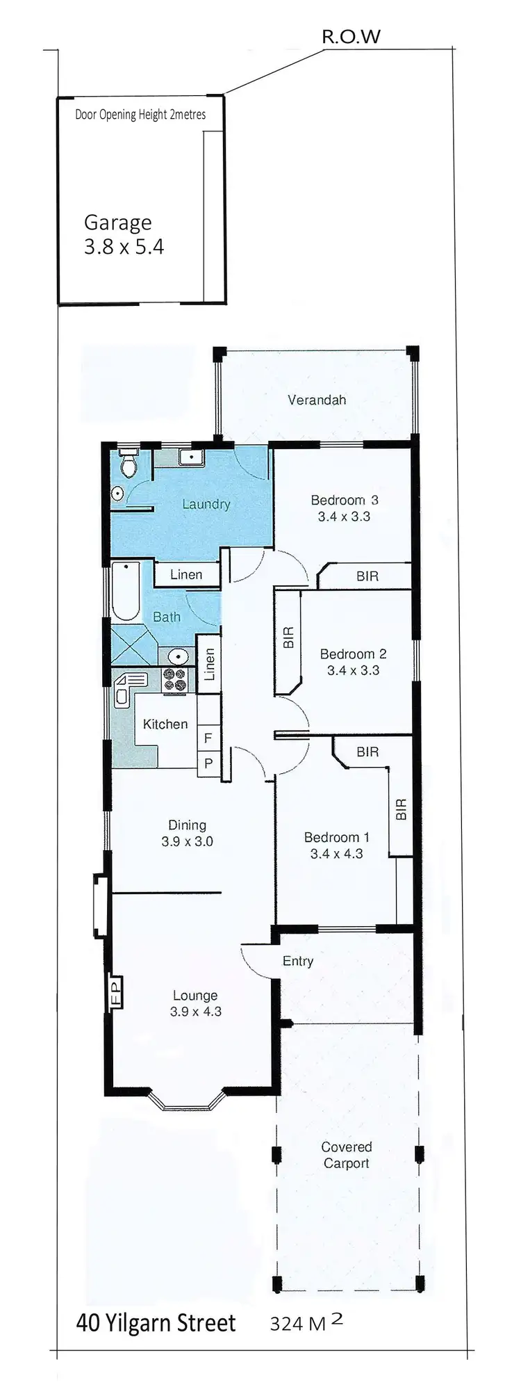Floorplan of Homely house listing, 40 Yilgarn Street, Shenton Park WA 6008