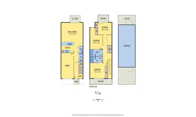 Floorplan of Homely townhouse listing, 33/124 Mason Street, Newport VIC 3015