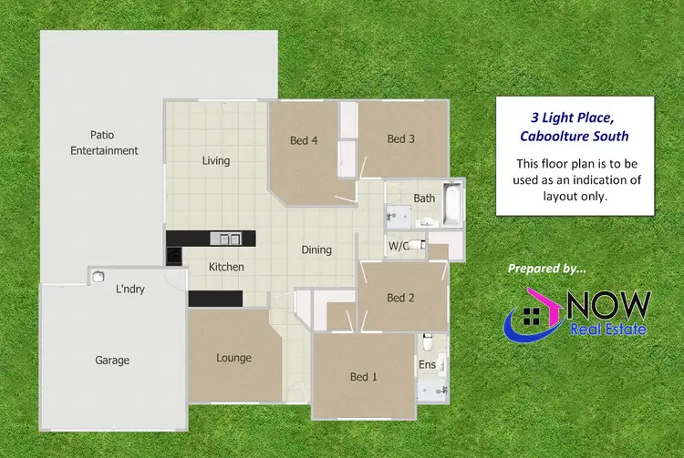 Floorplan of Homely house listing, 3 Light Place, Caboolture South QLD 4510