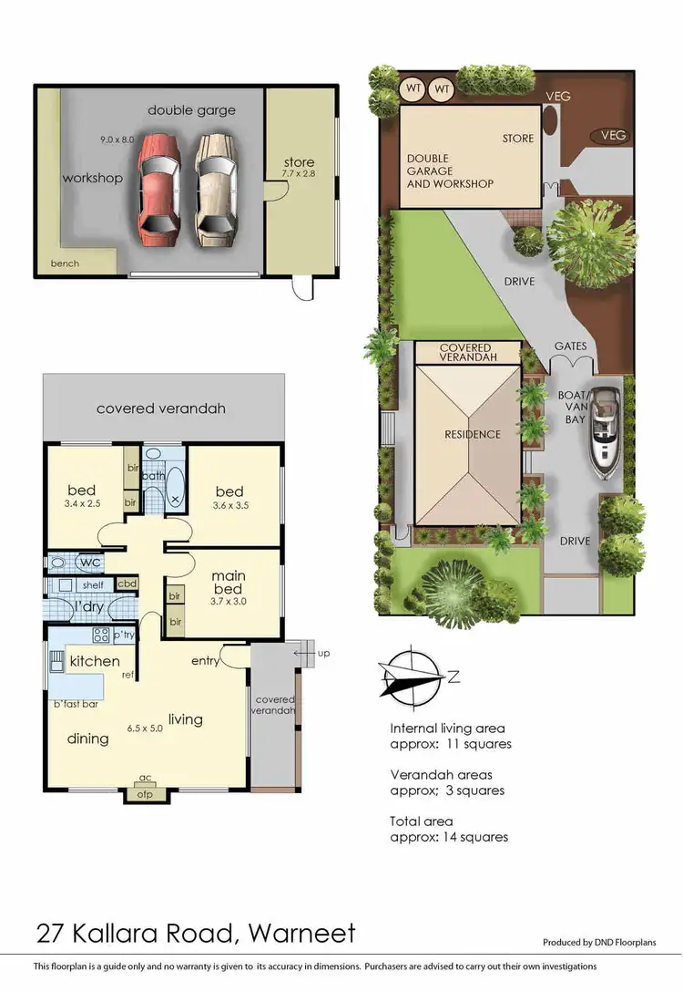 Floorplan of Homely house listing, 27 Kallara Road, Warneet VIC 3980