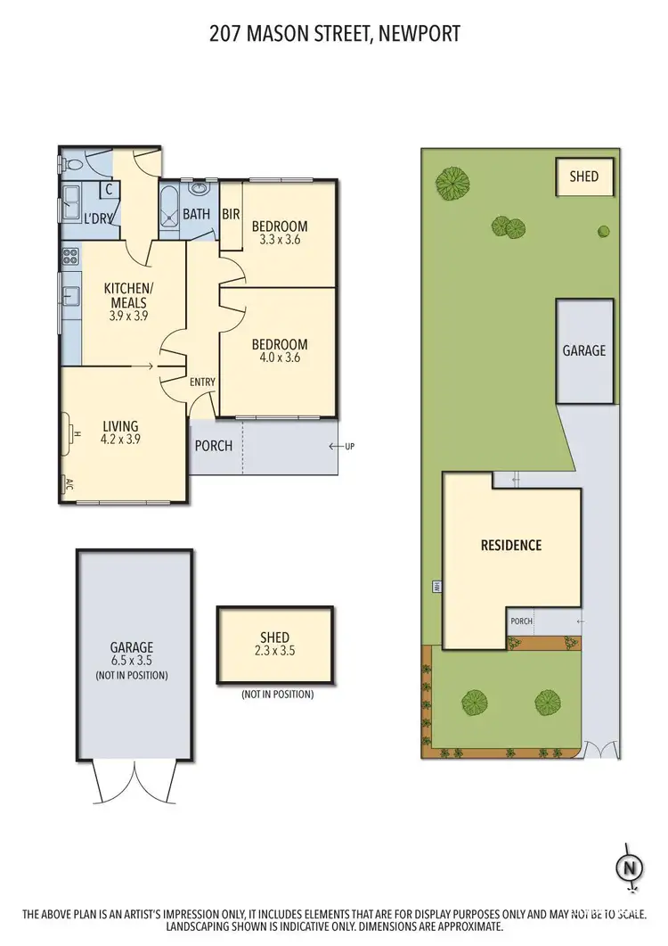 Floorplan of Homely house listing, 207 Mason Street, Newport VIC 3015