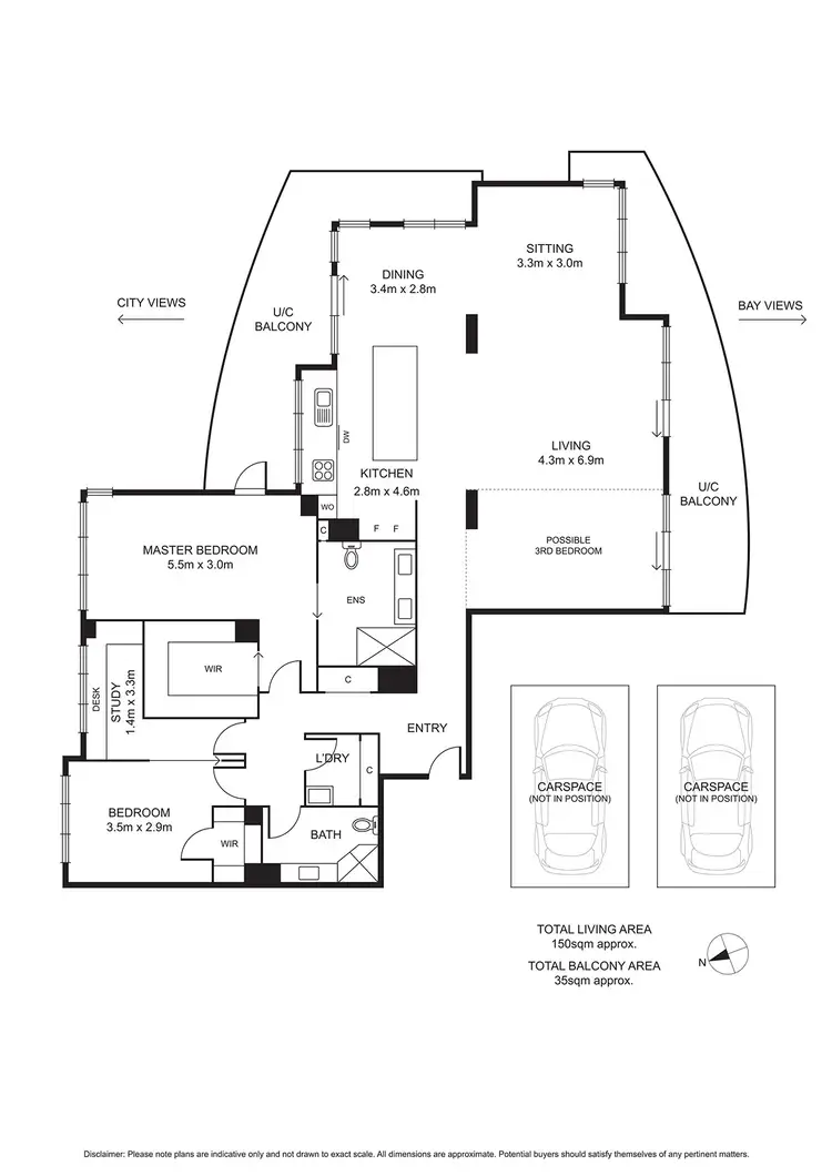 Floorplan of Homely apartment listing, 1004/115 Beach Street, Port Melbourne VIC 3207