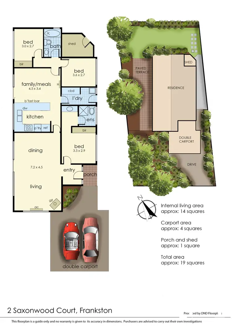 Floorplan of Homely house listing, 2 Saxonwood Court, Frankston VIC 3199