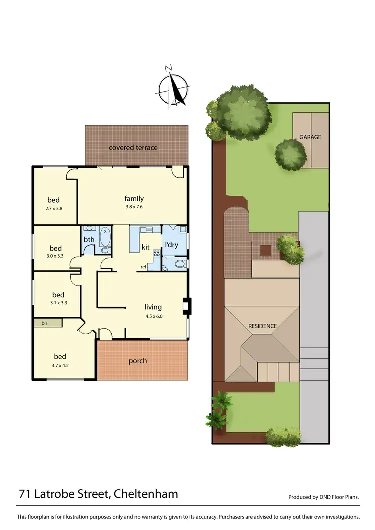 Floorplan of Homely house listing, 71 Latrobe Street, Cheltenham VIC 3192