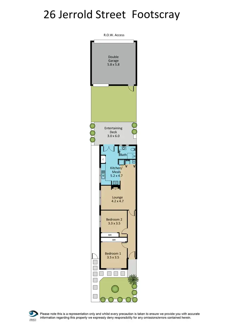 Floorplan of Homely house listing, 26 Jerrold Street, Footscray VIC 3011