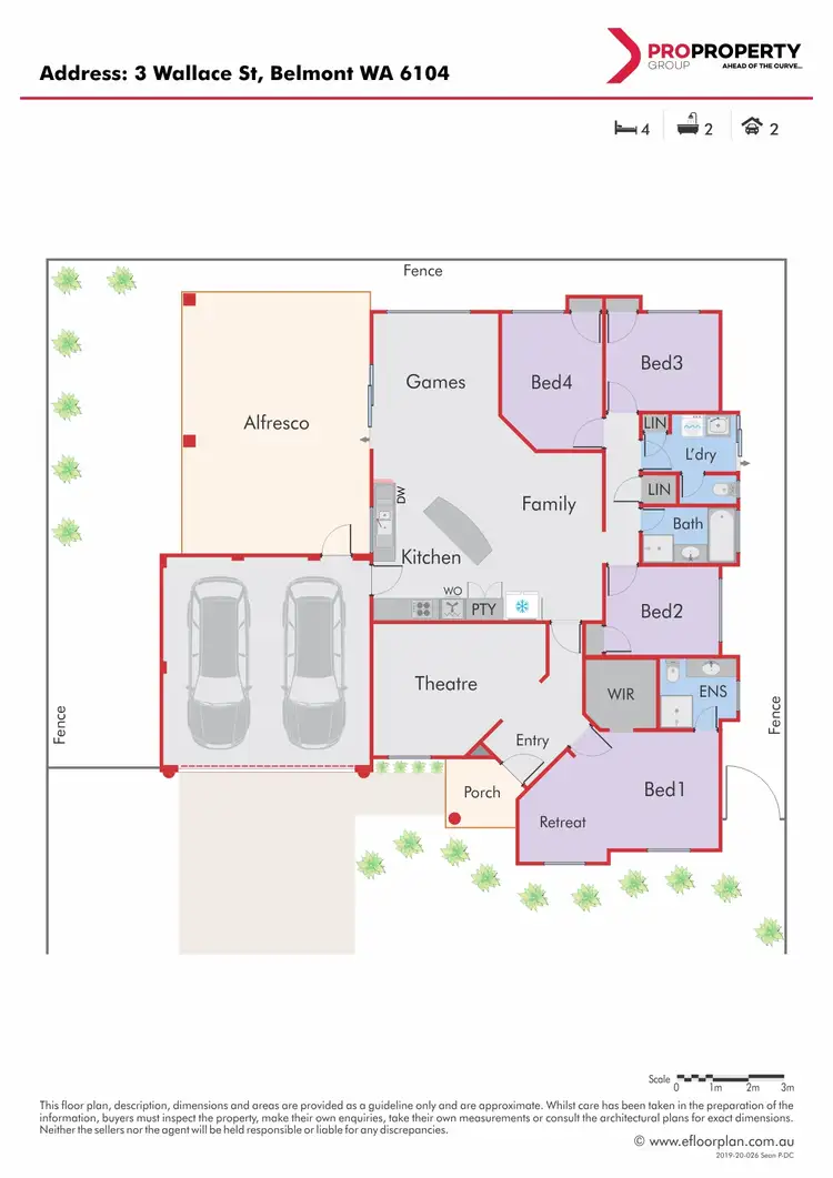 Floorplan of Homely house listing, 3 Wallace Street, Belmont WA 6104