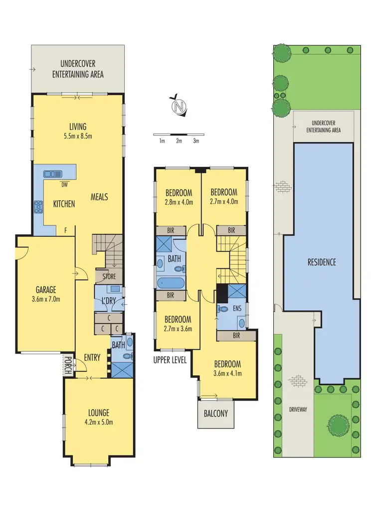 Floorplan of Homely townhouse listing, 6A Angus Avenue, Altona North VIC 3025