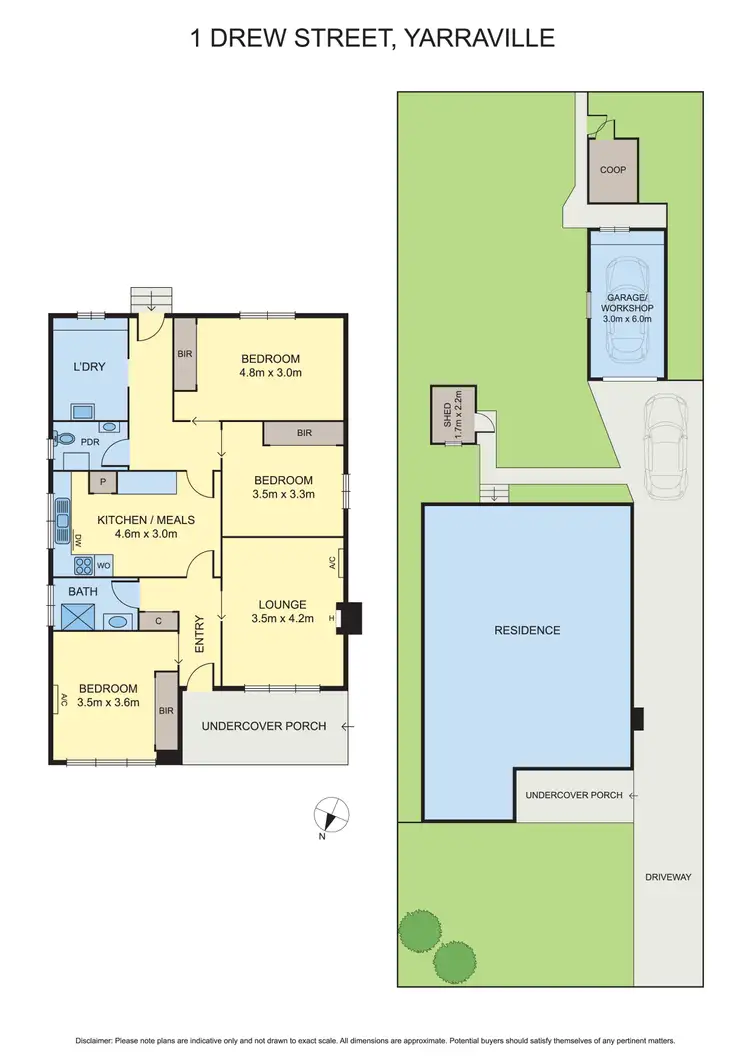 Floorplan of Homely house listing, 1 Drew Street, Yarraville VIC 3013
