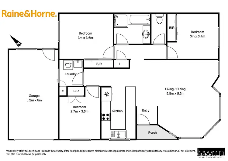 Floorplan of Homely house listing, 1/2 Caley Place, Sunshine Bay NSW 2536