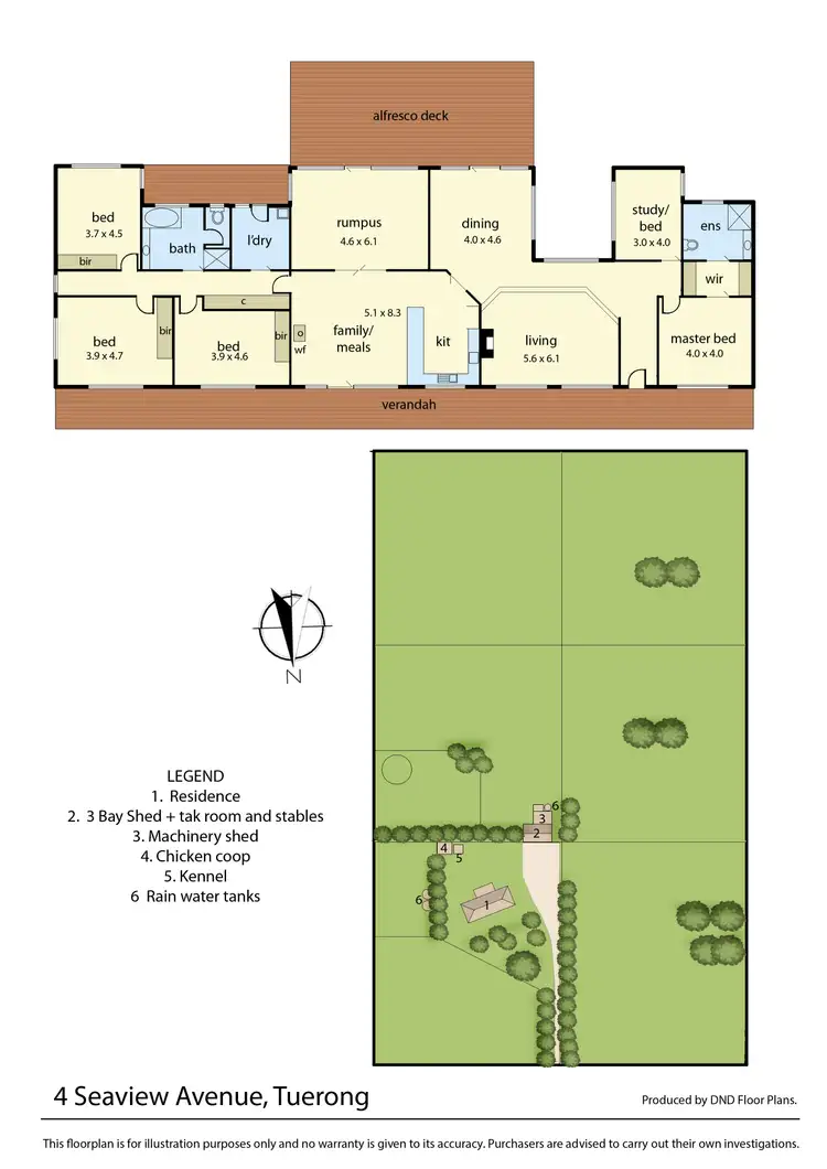 Floorplan of Homely house listing, 4 Seaview Avenue, Tuerong VIC 3915