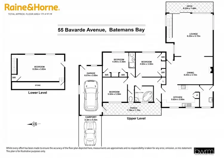 Floorplan of Homely house listing, 55 Bavarde Avenue, Batemans Bay NSW 2536