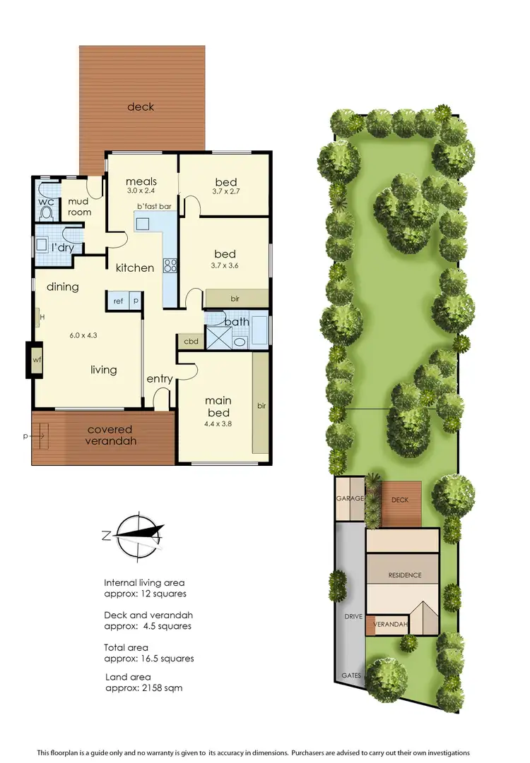 Floorplan of Homely house listing, 107 Grant Road, Somerville VIC 3912