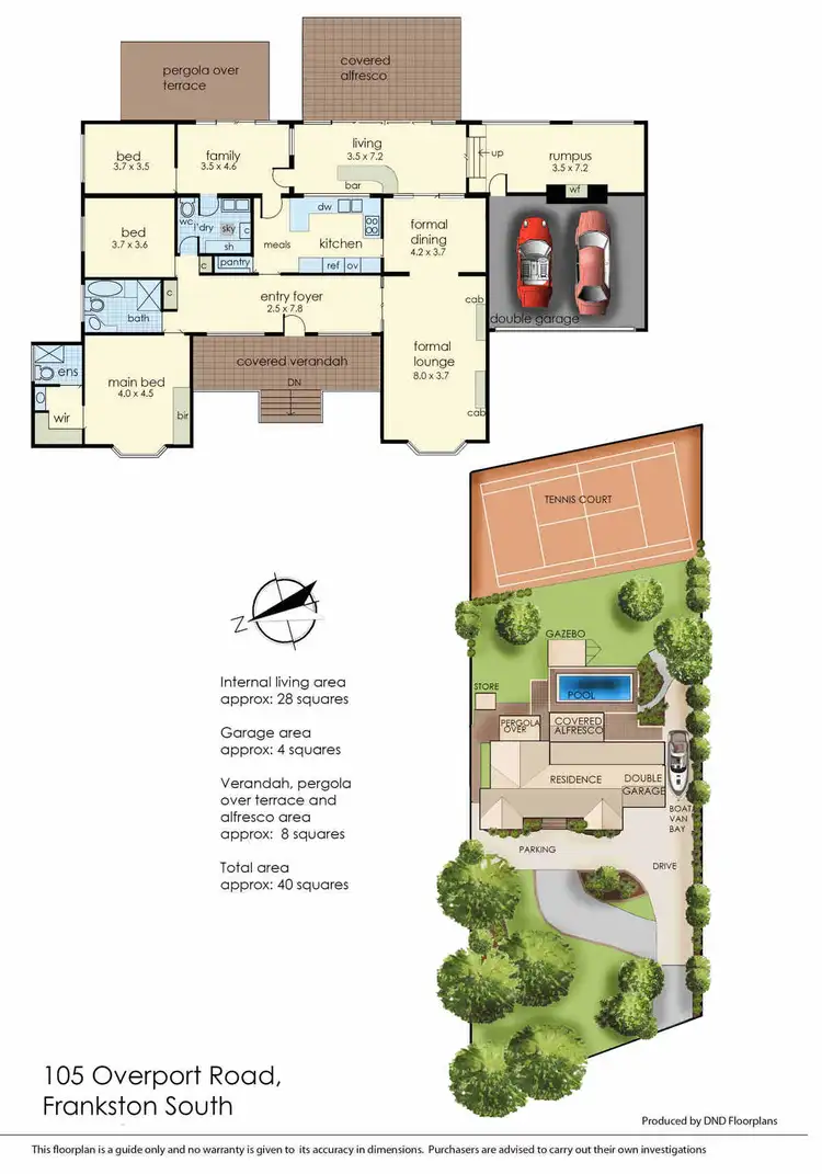 Floorplan of Homely house listing, 105 Overport Road, Frankston South VIC 3199