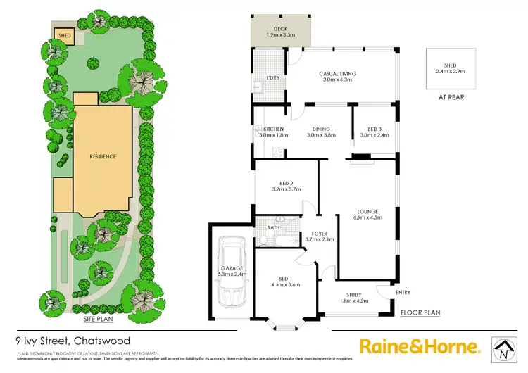 Floorplan of Homely house listing, 9 Ivy Street, Chatswood NSW 2067