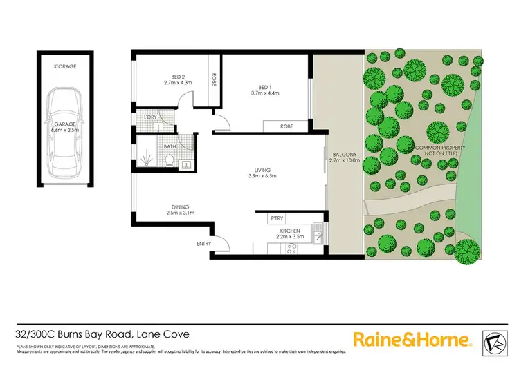 Floorplan of Homely apartment listing, 32/300C Burns Bay Road, Lane Cove NSW 2066