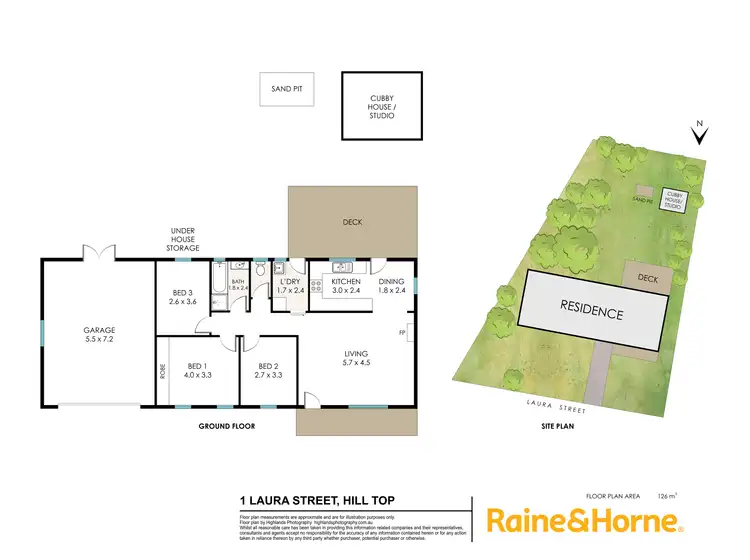 Floorplan of Homely house listing, 1 Laura Street, Hill Top NSW 2575