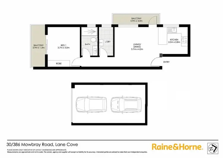 Floorplan of Homely apartment listing, 30/386 Mowbray Road, Lane Cove NSW 2066