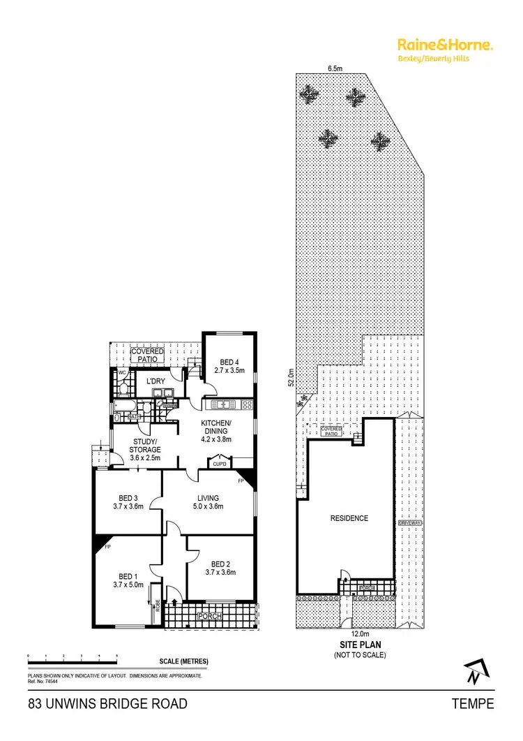 Floorplan of Homely house listing, 83 Unwins Bridge Road, Tempe NSW 2044