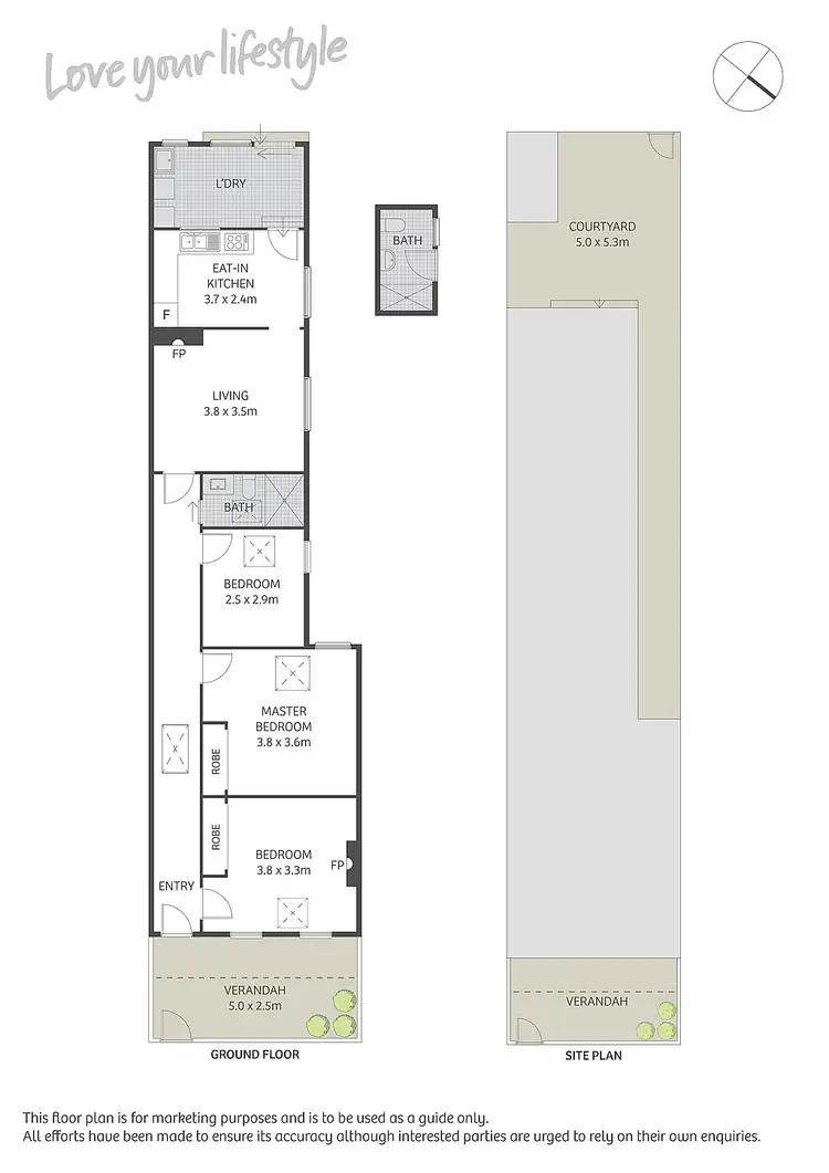 Floorplan of Homely house listing, 5 Pine Street, Newtown NSW 2042