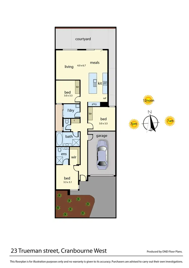 Floorplan of Homely house listing, 23 Trueman Street, Cranbourne West VIC 3977