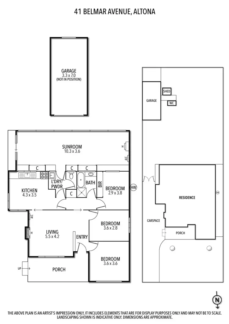 Floorplan of Homely house listing, 41 Belmar Avenue, Altona VIC 3018