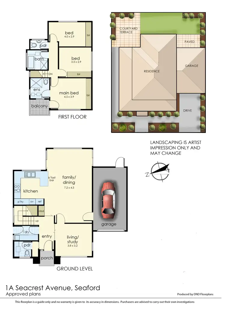Floorplan of Homely land listing, 1a Seacrest Avenue, Seaford VIC 3198