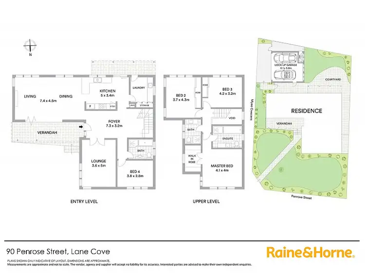 Floorplan of Homely house listing, 90 Penrose Street, Lane Cove NSW 2066