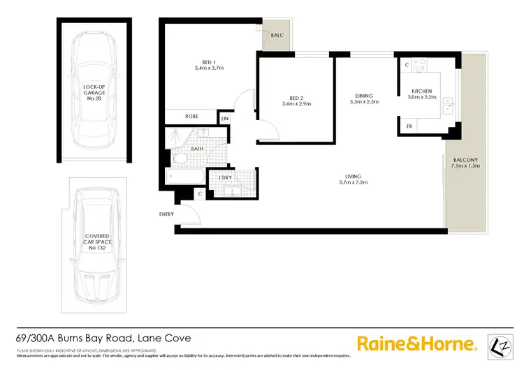 Floorplan of Homely apartment listing, 69/300A Burns Bay Road, Lane Cove NSW 2066