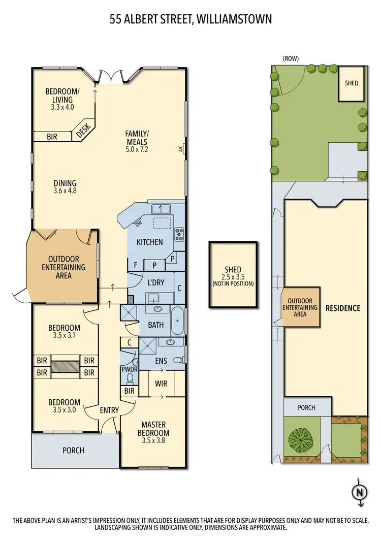 Floorplan of Homely house listing, 55 Albert Street, Williamstown VIC 3016
