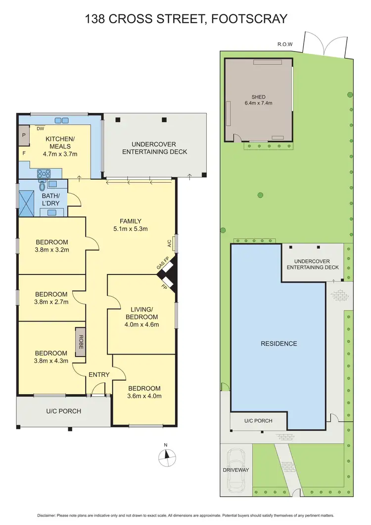 Floorplan of Homely house listing, 138 Cross Street, West Footscray VIC 3012