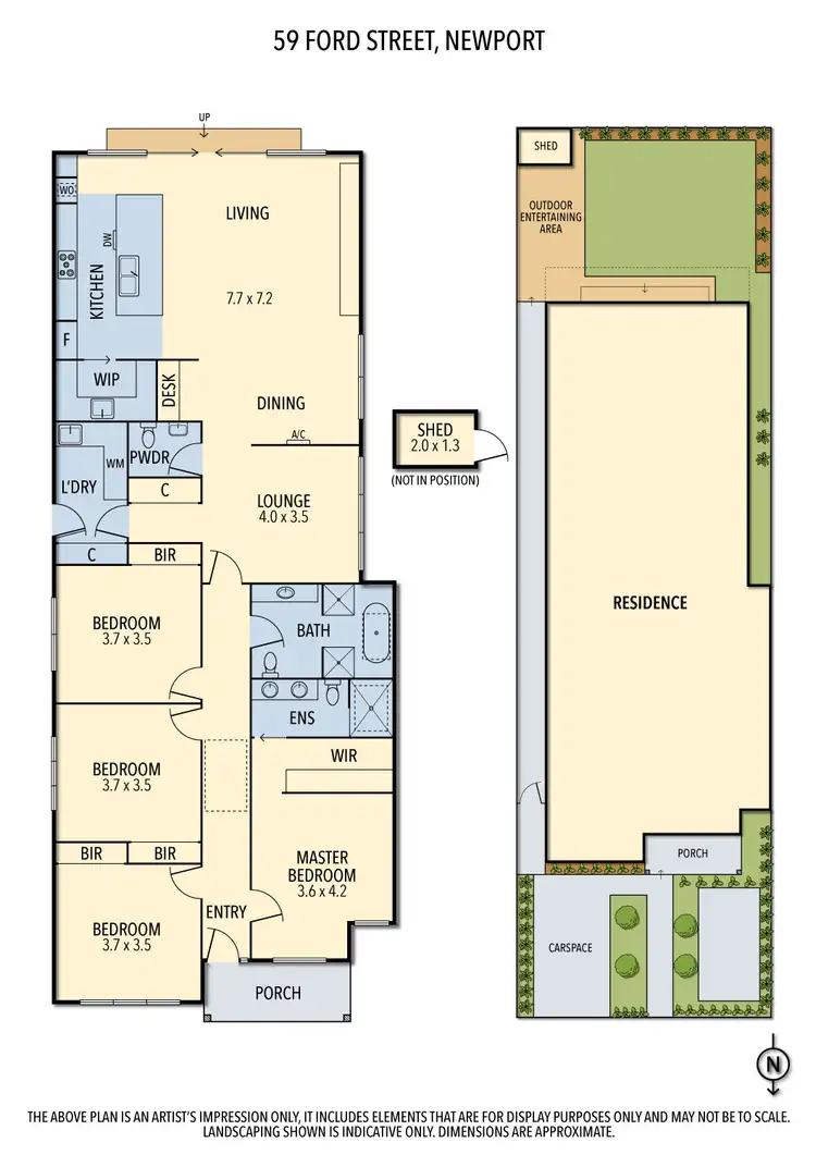 Floorplan of Homely house listing, 59 Ford Street, Newport VIC 3015
